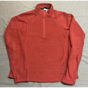 Patagonia Women's outdoor Capilene Base Layer Half Zip Fleece Pullover Top Sz M